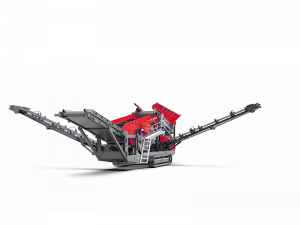 履带筛分破碎站