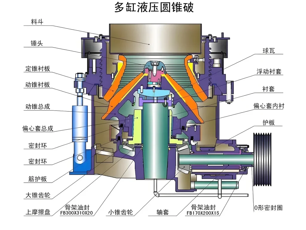 圆锥破预防故障方法