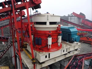 圆锥破湿料粘黏解决：如何解决物料水分大易于粘附...