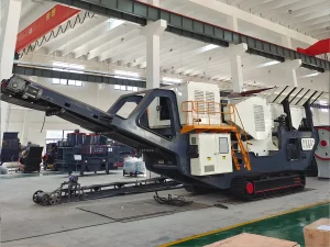 移动破碎机处理建筑垃圾优点：移动式破碎机处理建...