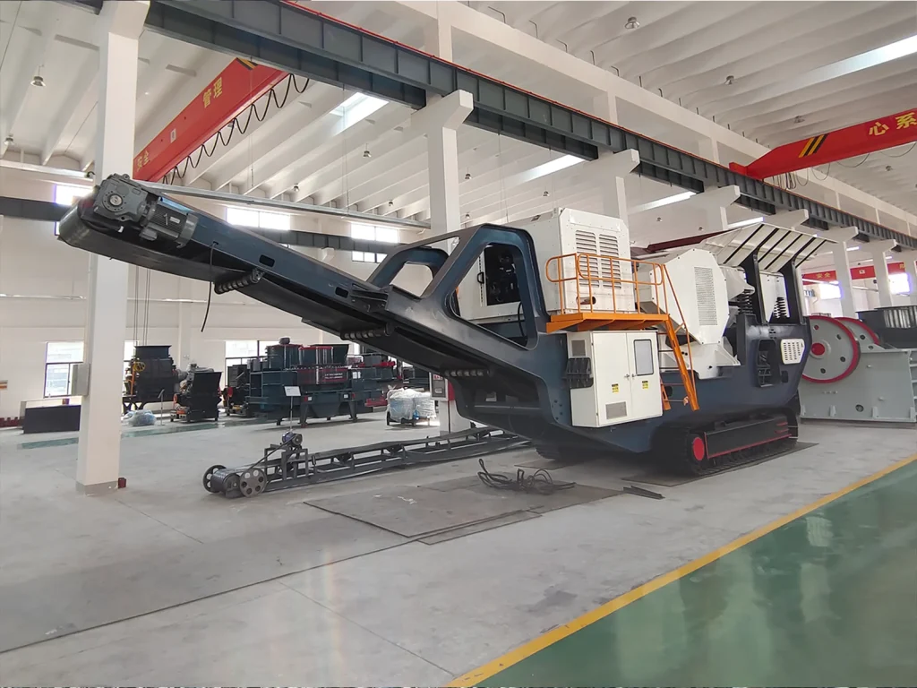 时产百十吨移动式青石破碎机选购因素