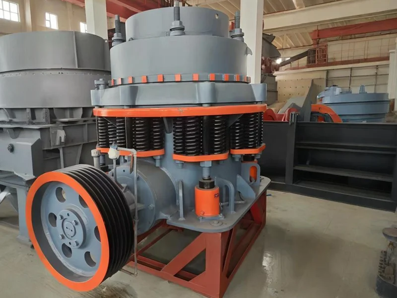 弹簧圆锥破排料粒度影响因素