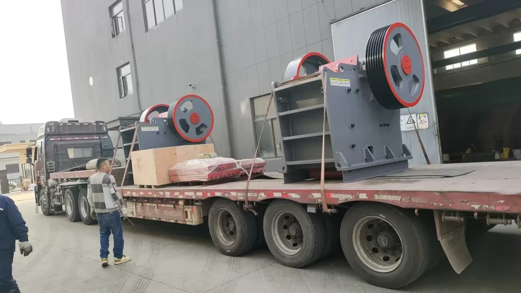 2台PE500X750鄂式破碎机发往上海临港 - PE500x750鄂式破碎机（images 1）