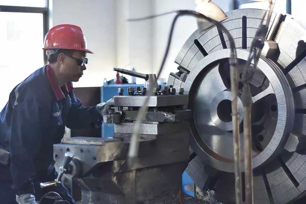 破碎机厂家重型机架侧板数控整体切割工艺现场